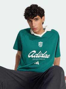 Adidas 男款 M LUX TIRO P SC 短袖針織無領 T-shirt TKS5053 - 墨綠色 - 查看 6