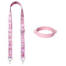 Cute Pattern Water Bottle Strap Compatible With Owa 40/30/20 Oz Tumbler And Most 12-40oz Cup, Adjustable Bottle Shoulder Strap - Multicolor - View 15