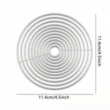1件裝 Elements 波浪邊橢圓圓形正方形相框金屬切割模具 拼貼簿壓花模版 模切 專輯卡片製作 手工禮品卡藝術裝飾 手作禮物 - Metal Cutting Dies - 查看 20