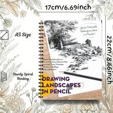 Outdoor Scene Painting Tutorial Book, Step-By-Step Learning To Draw Landscapes, Trees And Natural Scenery, Master Painting Techniques, Adult Painting Tutorial, Multiple Styles Available (Brushes Not Included) - Single Piece - View 14
