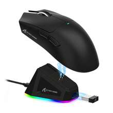 ATTACK SHARK X11 59g Ultra-Light Wireless Gaming Mouse, Termasuk Grip Tape, Dock Pengisian Daya RGB, Mouse PC Nirkabel/Berkabel BT/2.4G, 22000 DPI, 5 Tombol yang Dapat Diprogram - View 11