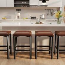 Barstools - Brown 4pcs - View 6
