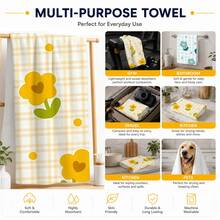2/4/6pcs Set, Dish Towel, Vintage Floral Pattern Printed Towel, Microfiber Absorbent Cloth, Cooking And Baking Tea Towel, Dish Cloth, Cleaning Towel, Hand Towel, Tea Towel, Super Soft And Highly Absorbent, Kitchen Decor, Kitchen Accessories, Daily Necessities, Life Essentials. - Multicolor - View 10