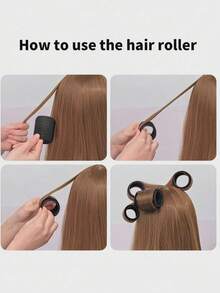 22pcs Pink Hair Roller Set, Hair Clips, Self-Adhesive Curling Tubes And Clips, Create Voluminous Hair Roots And Volume, Soft Waves DIY Salon Styling, Reusable Professional Hair Styling Tools, Curling Hair Clips - Multicolor - View 4