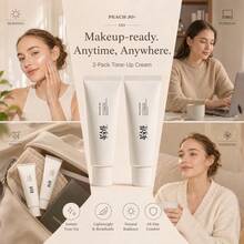 2pcs Rice Raw Pulp Separating Lotion, Pre-Makeup Cream, Bare Skin Cream, BB Cream, CC Cream, Pore Concealment, Natural Skin Tone Enhancement, Suitable For Face And Body, Applicable For Daily Use And Travel.For Gift - Light Beige - View 9