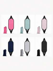 1/2pcs Multifunctional Travel Shoe Storage Accessories (Footrest + Storage Bag), Office Business Travel Footrest, Anti-Fatigue Footrest For Long Sitting, Adjustable Long-Distance Travel Footrest, Travel Accessories, High-Speed Rail Airplane Travel Foot Hammock,Bedroom Room Decor,Back To School - View 7