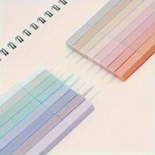 6/12 Pcs Set Kawaii Macaron Highlighters Soft Pastel Color No Bleed Marker Pens Cute Aesthetic Journaling Stationery Back To School Gift For Girls - Sets - View 11