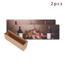 1pc Romantic Wine Pattern Rubber Faucet Splash Guard, Bathroom Faucet Anti-Splash Mat, Mud Guard, Moisture-Proof Non-Slip Faucet Pad, Kitchen Countertop Accessory. Protect Your Kitchen Countertop. - Multicolor - View 13