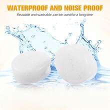 2-24pcs Reusable Moldable Silicone Earplugs For Sleep & Swimming, Noise Reduction, Fit Any Ear Size, For Snoring, Work, Graduation Essentials, Back To School Gift For Men, Women, Students - Multicolor - View 4