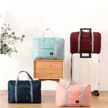 Multifunctional Foldable Travel Bag, Large Capacity Luggage Bag, Short Trip, Moving Handheld Storage Bag, Portable Carry-On Luggage Bag,Back To School - View 9