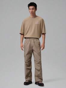 Jordan Men's AS FLT REIS LGND SS CREW Short Sleeve Knit Collarless T-Shirt TIF3117-247 - Brown - View 6