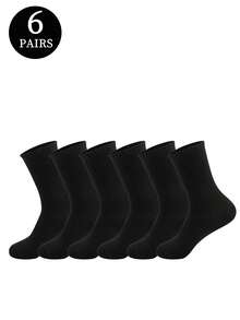 5 Pairs/10 Pairs/18 Pairs/20 Pairs Black & White Thick Men's Winter Socks, Fashionable, Casual, Comfortable, Suitable For Outdoor Sports, Running, Fitness, Compression Knee Socks, Business Casual Vacation, Black & White High-Top Socks, Christmas, Thanksgiving, New Year Holiday Gifts (Thick Style), Suitable For Foot Size (35-39/39-42) - Multicolor - View 21