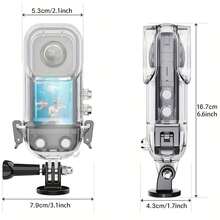 Insta 360 One X3 行動攝影機保護殼 - 潛水保護殼，可承受 164 英尺/50 米深度，包含安裝配件與潛水配件 - 查看 4