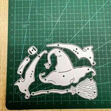 Magic Hat Metal Die-Cutting And Embossing Template Tool For DIY Scrapbooking, Cardmaking, And Album Decoration - Silver-white - View 5