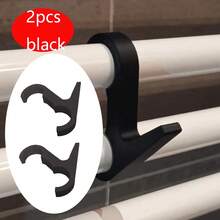 2pcs Round Radiator Pipe Drying Rack Hooks, No-Drill Towel Hooks For Bathroom Radiator Pipe, Indoor Clothes Hanging Hooks - Multicolor - View 6