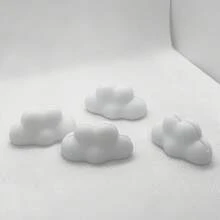 4pcs Cloud-Shaped Photo Frame Set, Desktop Photo Frame Stand, Multi-Function Display Rack, Suitable For Photos, Postcards, Business Cards And Notes, Home Office Desktop Decoration - 4PCS/Set Of Clouds - View 12