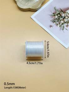 Transparent Non-Elastic Nylon Monofilament Beading Thread, 0.2mm-0.6mm 5 Sizes Available, Invisible And Durable, Suitable For Handmade Beaded Jewelry, Bohemian Hanging Decorations, Embroidery Pendants, Dream Catchers, Various Artistic Crafts - Fishing Line - View 13