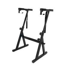 Soporte para teclado tipo Z. Soporte ajustable para piano digital. Soporte para teclado musical de alta resistencia. - Negro - Ver 9