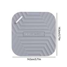 1pc Square Floor Drain Cover Silicone Pad, Anti-Clogging, Anti-Insect And Anti-Odor Drain Sticker For Bathroom And Toilet - Multicolor - View 6