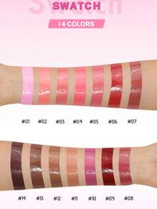 Pudaier Ginger Oil Lip Gloss, High-Shine Glass Lip Glaze, Moisturizing Non-Sticky Lip Oil For Fuller-Looking Juicy Lips, Moisturizing Lip Gloss, Great Gift For Women - #07 - View 6