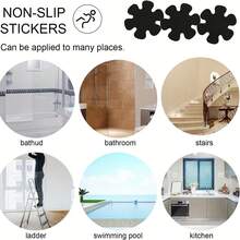 6/1pc Creative Flower Shaped Bathtub Anti-Slip Sticker | Polyethylene Material, Local Cleaning, Suitable For Bathroom And Stairs, Colorful Style Stair Treads, Safety Decal Suitable For Bathtub Bathroom Flower Anti-Slip Sticker - Multicolor - View 9