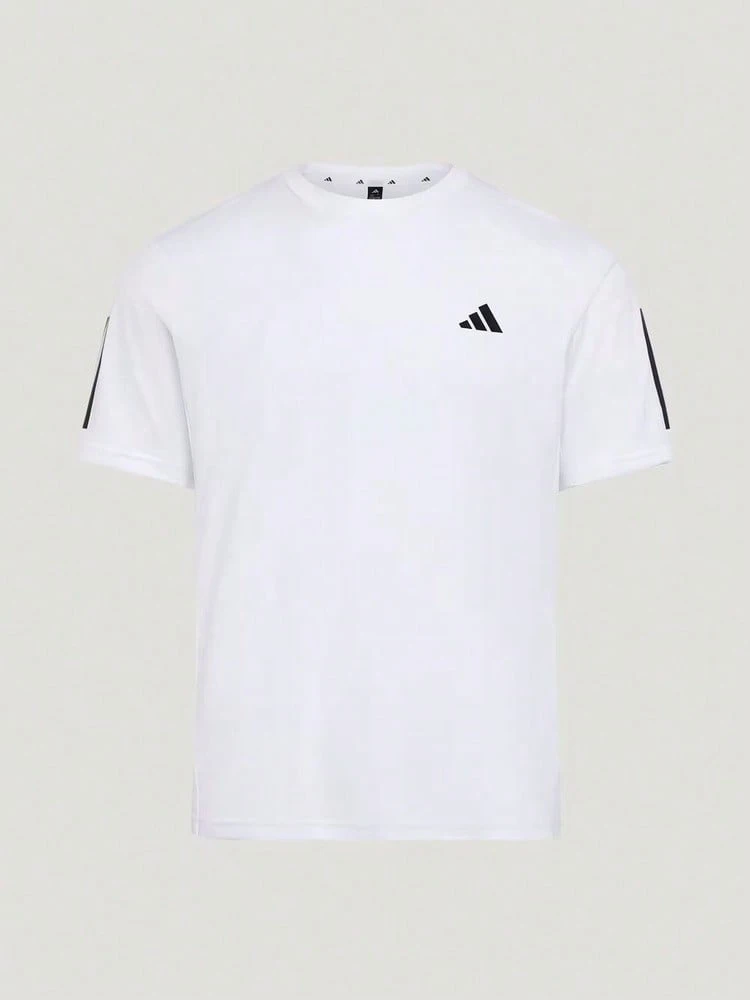 Adidas 男士 TR-ES TEE 3S M 短袖針織無領T恤 TKU8727 - 黑與白 - 查看 1