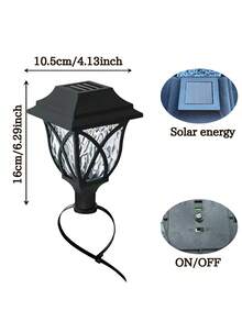 2/4pcs Solar Powered LED Lights, IP44 Waterproof Outdoor Solar Lights, Dual-Use Pathway And Pool Underwater Lights, Solar Wireless Warm White Decorative Lights, Suitable For Frame Pools, Trampolines, Gardens, Patios, Parties, Holiday Decorations - Warm Light - View 3