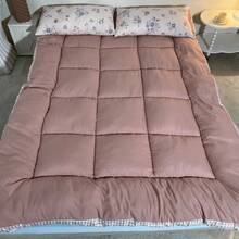 Breathable Comfortable Floor Sleeping Pad, Full Size Soft Foldable Mattress, All-Season Mattress Topper, Suitable For Dorms, Bedrooms, Guest Rooms And RV Camping - Camel - View 3