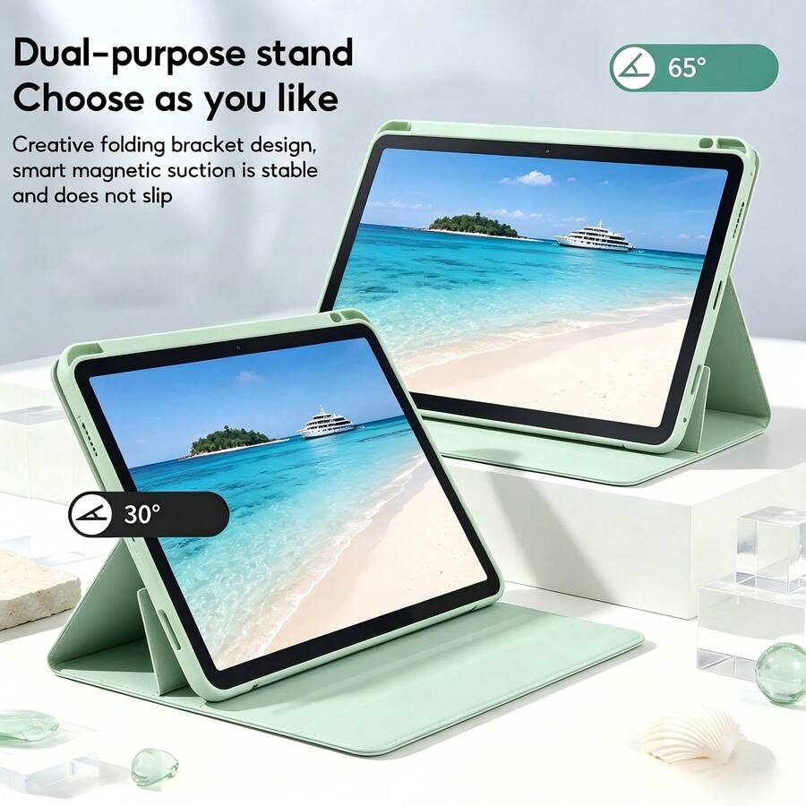 TIANYIMING Foldable Stand Tablet Case Design, High Quality Fashion, Ideal Choice For Fashion Enthusiasts, Suitable For IPad 5th/6th/7th/8th/9th/10th/11th(A16), Pro 11/Pro12.9/Pro13, Air 1/2/3/4/5/6/7/8/11/13 Case Detachable Wireless Keyboard Battery And Cover, Suitable For GalaxyTab Series Models/ MatePad Series Models/HonorPad Series Models/XiaomiPad Series Models/RedmiPad Series Models/LenovoTab Series Models/ XiaoxinTab Series Models/ IdeaTab Series Models, Multiple Color Options