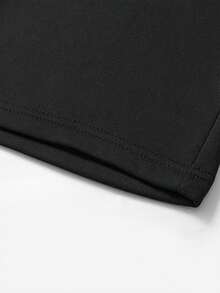 Men's Loose Fashion Wide Leg Long Pants, Minimalist Solid Color Wide Leg Fit, Drawstring Waist Design, Large Pockets, Unisex Style, Suitable For Daily Walking, Work, Home, Travel, Watching World Cup And Other Occasions. Best Father's Day Gift - Black - View 8