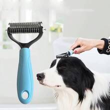 Pet De-Shedding Comb, Universal For Cats And Dogs, Stainless Steel Pet De-Shedding Brush, Efficient De-Shedding Brush, Easily Remove Hair Knots And Tangles, Durable Pet Cleaning Tool, Essential Item For Pet Lovers - Multicolor - View 9