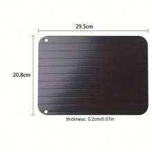 Quick Defrosting Plate - Aluminum Miracle Plate - Healthier Defrosting Solution For Steak, Chicken And Fish - Naturally Effortless, Suitable For Home And Restaurant Use - Multicolor - View 6