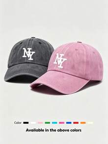 1pc Unisex Retro Distressed Printed Baseball Cap, Suitable For Daily Outings, Hiking, Vacation, Fishing, Sun Protection,Summer,Beach,Hat - Multicolor - View 21