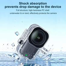 Osmo Nano 專業 148 英尺水下防水殼系統－高密封深海保護殼，附防霧墊與高透明光學保護蓋，適合潛水使用 - 查看 2