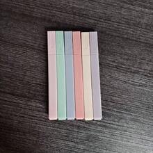 6/12 Pcs Set Kawaii Macaron Highlighters Soft Pastel Color No Bleed Marker Pens Cute Aesthetic Journaling Stationery Back To School Gift For Girls - Sets - View 10