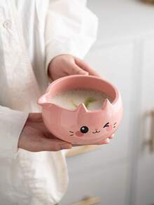 1 buah/8 buah Mangkuk Matcha Telinga Kucing Lucu, Pengocok Matcha Jepang, Mangkuk Teh Keramik, Alat Persiapan Matcha, Alat Pembuatan Makanan Penutup dan Minuman, Kotak Hadiah Jepang, Set Hadiah Liburan - MultiWarna - View 9