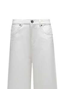 CAMEL CROWN Women's Outdoor Denim Pants, Suitable For All Seasons, Flattering And Slimming, Wide-Leg Hiking Cargo Pants. - White - View 4