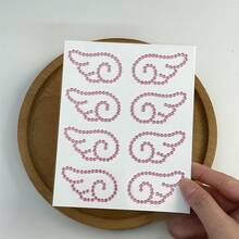 Angel Wings Crystal Stickers, Acrylic DIY Decorations, Self-Adhesive Gem Fish-Shaped Cake Glitter Rhinestone Stickers, Stationery Stickers, Scrapbooking Supplies, Birthday Gift - Wing - View 6