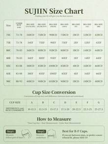 SUJIIN Women's Plus Size Jelly Comfortable Full Coverage Soft Support Push-Up Wireless Seamless Elastic Bra MX219 - Baby Pink - View 9