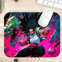 Neon Pink Anime Fighting Dragon Large Gaming Desk Mat, Cool Street Art Character Print Non-Slip Rubber Extended Mouse Pad, Waterproof Long Keyboard Pad, Gaming Computer Desktop Decoration - View 6