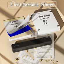 ORICO C80 Modern Office Printer, Home Office Essential, 2-In-1 Thermal Portable Printer, Can Print Documents And Tattoo Templates, Compatible With Smartphones And Laptops, Compatible With 8.5x11" And A4 Paper Sizes, Automatic Paper Suction, Suitable For Office/Home/Travel - Multicolor - View 12
