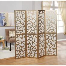 [Free Shipping] Giyano 4 Panel Screen Room Divider, Gold-XY423745 - 1 - View 1