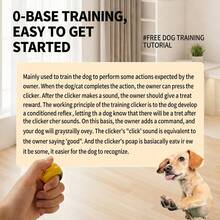 Dog Training Clicker Ring Wearable Pet Clicker For Positive Reinforcement Cat Obedience Training Aid Hands Free Clicker Tool For Puppy Training Professional Pet Trainer Supplies Clickable Finger Ring For Dog Cat Agility Training Device Essential - Multicolor - View 4
