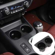 TRTY 1pc Black Car Dual Cup Holder Limiter, Modified Beverage Bottle Fixed Bracket, Storage Organizer Box. Suitable For Hilux 2015, 2016, 2017, 2018, 2019, 2020, 2021 Car Cup Holder Insert Replacement, Car Interior Accessories Fixed Anti-Slip Decoration, Also An Ideal Holiday And Birthday Gift - Hilux Car Cup Holders - View 10