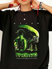Women T-Shirts - 黑色 - 查看 1