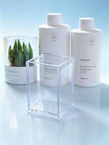 1 pieza Soporte de bolígrafos de acrílico transparente de 3 compartimentos, caja de almacenamiento multifuncional de moda minimalista, soporte de bolígrafos de acrílico transparente de múltiples compartimentos, caja de almacenamiento de escritorio, organizador de artículos de papelería dividido en varias capas, soporte para brochas de maquillaje, caja de almacenamiento de suministros de oficina, organizador de suministros de aprendizaje para estudiantes, estante de almacenamiento de artículos diversos de escritorio, organizador de almacenamiento transparente de gran capacidad, estante de almacenamiento de escritorio de oficina moderno minimalista, caja de almacenamiento de tocador - 1 - Ver 9
