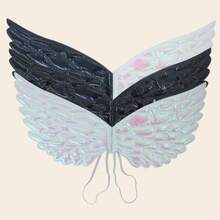 1pc Halloween Angel Wings Cosplay Prop, Costume Accessory For Masquerade Party - Multicolor - View 4