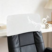 1 PC Waffle Chair Boss Headrest Cover, Replaceable, Easy To Replace, Washable, Oil-Proof, Detachable Elastic Headrest Cover For Boss Chair And Gaming Chair, Suitable For All Seasons, Multiple Colors Available, Anti-Slip Half Package - 1PC - View 25