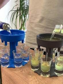 16杯啤酒乒乓球桌，適合派對與遊戲（杯子另售），通用款式，專為遊戲派對設計 - 彩色 - 查看 3