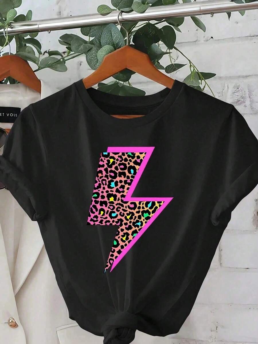 Women T-Shirts - 黑色 - 查看 1